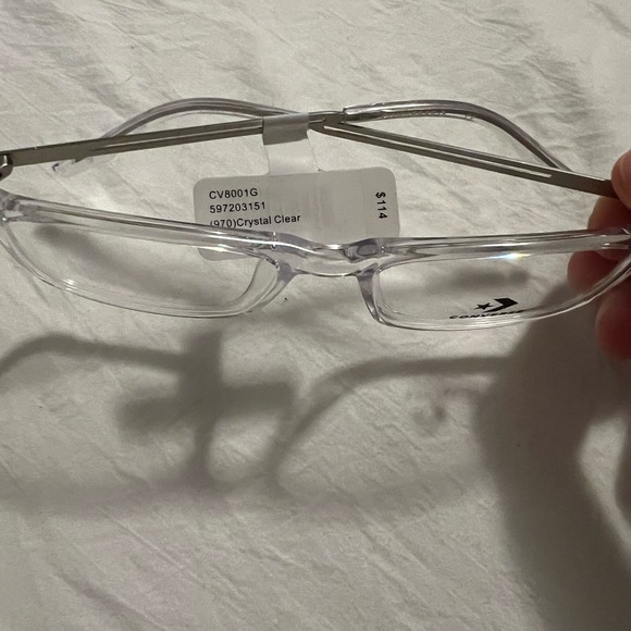 CONVERSE Translucent Gray/White Eyeglasses Man/Woman (No Case) - Picture 5 of 6